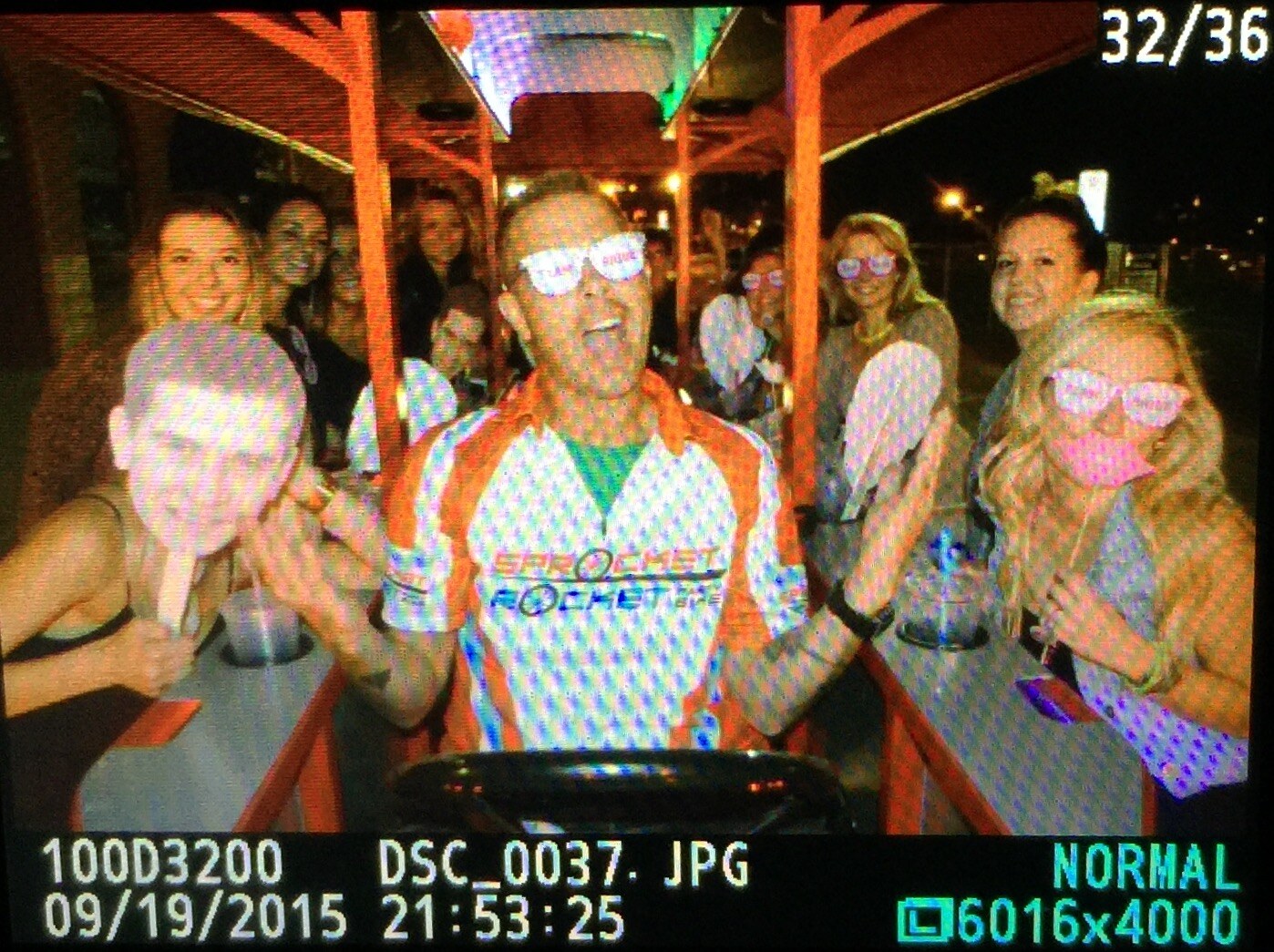 A Sprocket Rocket ride in Nashville photographed from the bike camera in September 2015